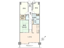【埼玉県/さいたま市南区文蔵】南浦和第5ローヤルコーポ 間取り図
