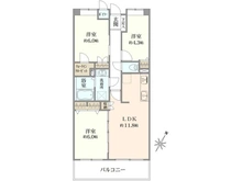 【埼玉県/吉川市保】ライオンズヴィアーレ吉川 間取り図