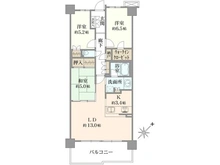 【埼玉県/川口市東川口】オハナ東川口 間取り図