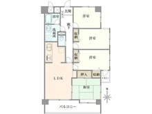 【埼玉県/さいたま市中央区新中里】与野本町ローヤルコーポ 間取り図
