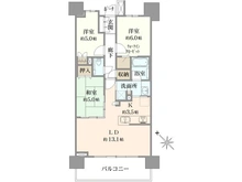 【埼玉県/さいたま市浦和区常盤】プラウド浦和常盤マークス 間取り図
