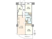 【埼玉県/さいたま市浦和区常盤】コート北浦和 間取り図