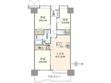 【埼玉県/さいたま市桜区山久保】パークスクエア浦和埼大通り 間取り図