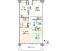 【埼玉県/さいたま市浦和区針ヶ谷】ステイツ浦和常盤北 間取り図