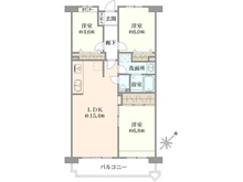 【埼玉県/さいたま市緑区東浦和】サンライフ東浦和 間取り図
