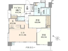 【埼玉県/川口市並木】サンデュエル川口並木 間取り図