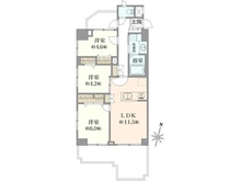 【埼玉県/さいたま市南区文蔵】ライオンズマンション南浦和 間取り図