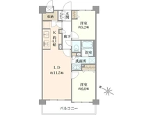 【埼玉県/さいたま市緑区東大門】ランドステージ東川口アベニューサイド 間取り図