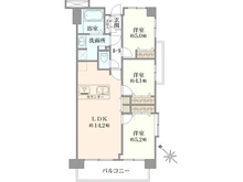 【埼玉県/越谷市大沢】越谷北ローヤルコーポ 間取り図