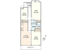 【埼玉県/川口市北原台】むさし野第十一ダイヤモンドマンション 間取り図