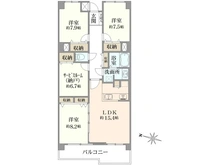 【埼玉県/上尾市上町】ライオンズマンション上尾 間取り図