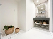 【埼玉県/さいたま市浦和区常盤】レクセルマンション北浦和公園 洗面室