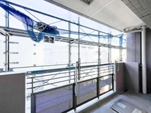 【埼玉県/さいたま市浦和区常盤】レクセルマンション北浦和公園 バルコニー：大規模修繕中