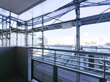 【埼玉県/さいたま市浦和区常盤】レクセルマンション北浦和公園 バルコニー：大規模修繕中