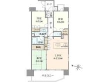 【埼玉県/吉川市大字保】ベルドゥムールレイクタウンEAST 間取り図