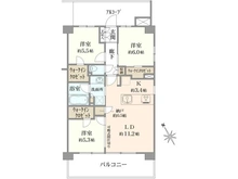 【埼玉県/蕨市南町】 ヴィークコート蕨南町桜並木 間取り図