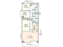 【埼玉県/戸田市笹目】ライオンズマンション戸田笹目 間取り図