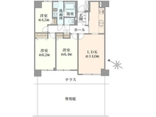 【埼玉県/さいたま市浦和区針ヶ谷】浦和針ヶ谷パーク・ホームズフィオーレ 間取り図