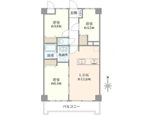 【埼玉県/春日部市中央】クラーク春日部壱番館 間取り図