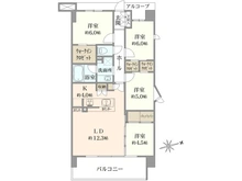 【埼玉県/さいたま市西区西大宮】デュオヒルズ西大宮ザ・グランテラス 間取り図
