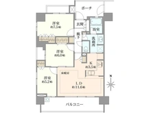 【埼玉県/さいたま市浦和区岸町】パークホームズ浦和岸町サウスレジデンス 間取り図