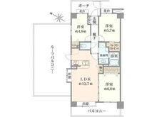 【埼玉県/さいたま市南区大谷場】南浦和ガーデンハウス弐番館 間取り図