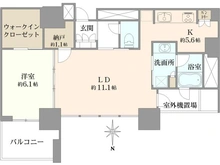 【埼玉県/さいたま市大宮区下町】グランドミッドタワーズ大宮フォレストタワー 間取り図