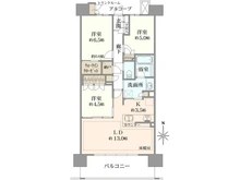 【埼玉県/さいたま市浦和区仲町】オーベル浦和レジデンス 間取り図