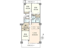 【埼玉県/富士見市ふじみ野西】アイムふじみ野西二番館 間取り図