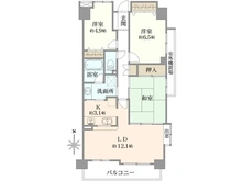 【埼玉県/戸田市下前】ステイツ戸田公園けやき通り 間取り図