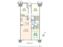 【埼玉県/さいたま市中央区上落合】ユアコート大宮 間取り図