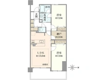 【埼玉県/さいたま市浦和区前地】グランシエロ浦和ブライトステージ 間取り図