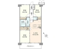 【埼玉県/さいたま市南区文蔵】メイツ南浦和ガーデン 間取り図