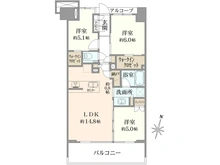 【埼玉県/さいたま市浦和区仲町】シティハウス浦和仲町 間取り図