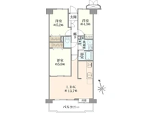 【埼玉県/さいたま市浦和区元町】東急ドエルアルス浦和元町 間取り図