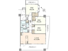 【埼玉県/蕨市中央】モナーク蕨中央 間取り図
