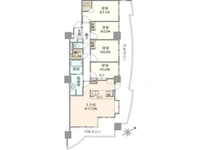 【埼玉県/富士見市ふじみ野西】アイムふじみ野 タワー西館 間取り図