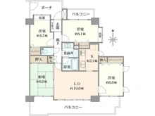 【埼玉県/さいたま市桜区町谷】浦和プリンスハイツ 間取り図