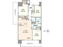 【埼玉県/さいたま市浦和区岸町】ザ・パークハウス浦和岸町 間取り図
