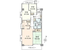 【埼玉県/川口市東川口】クリエール東川口 間取り図