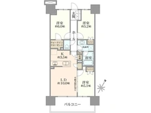 【埼玉県/さいたま市大宮区北袋町】SHINTO　CITY　 シントシティ D棟 間取り図