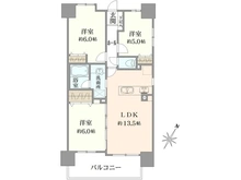 【埼玉県/さいたま市浦和区仲町】コスモ浦和グレイスフォルム 間取り図