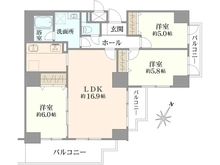 【埼玉県/さいたま市緑区東浦和】コスモ東浦和 間取り図