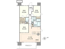 【埼玉県/さいたま市浦和区仲町】オーベル浦和仲町 間取り図