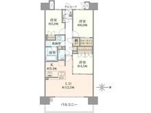【埼玉県/さいたま市浦和区仲町】オーベル浦和レジデンス 間取り図