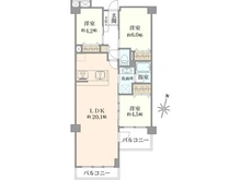 【埼玉県/さいたま市浦和区常盤】コスモ浦和常盤 間取り図