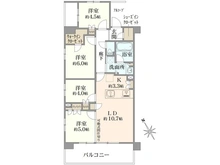 【埼玉県/蕨市南町】ヴィークコート蕨南町桜並木 間取り図