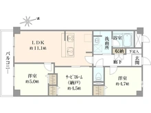 【埼玉県/さいたま市桜区栄和】ユッサ浦和 間取り図