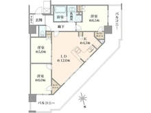 【埼玉県/三郷市中央】ザ・ライオンズ三郷中央 間取り図