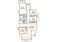 【埼玉県/越谷市赤山町】ハイホーム越谷 間取り図